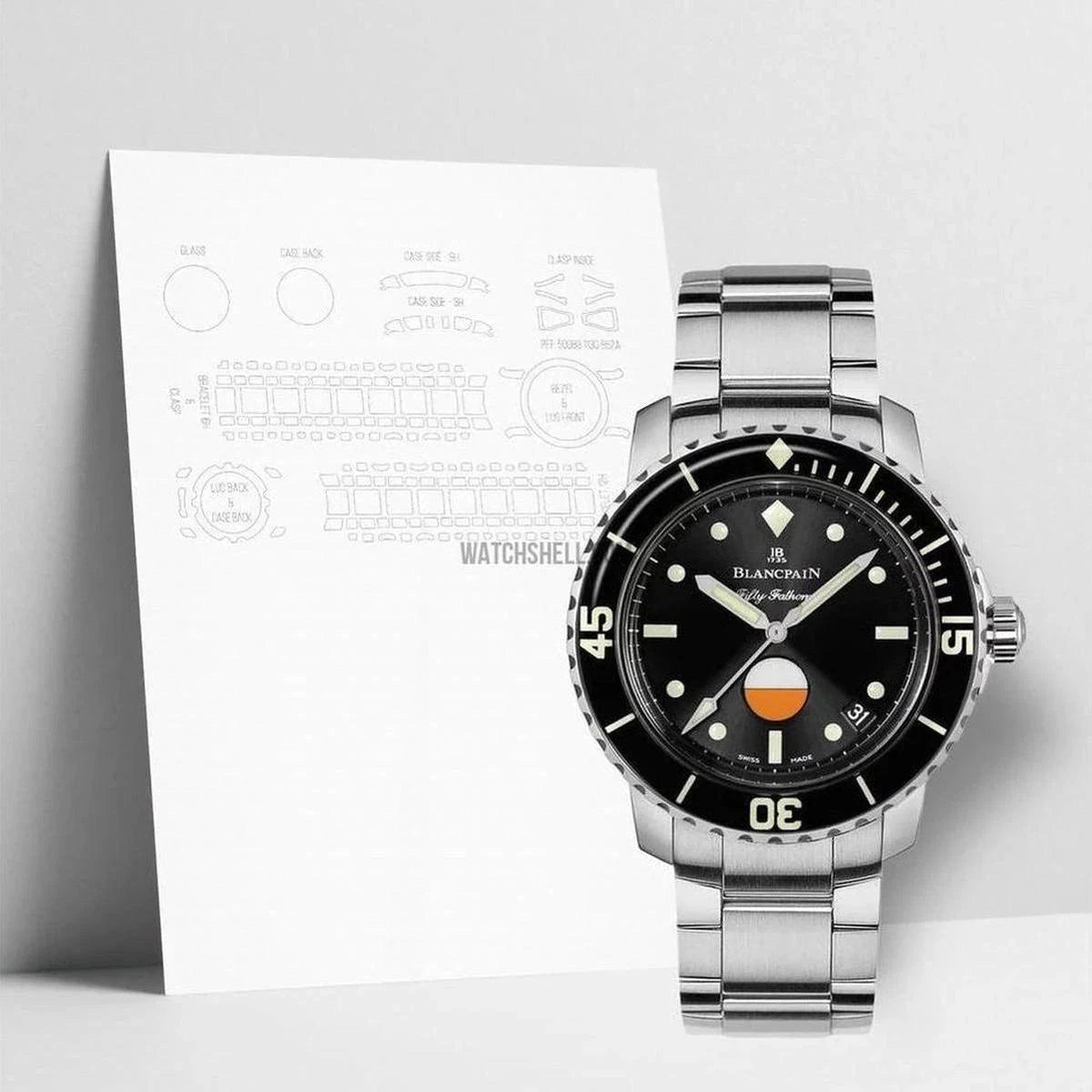 WatchShell for Blancpain Fifty Fathoms 5008 1130 71S Protectors