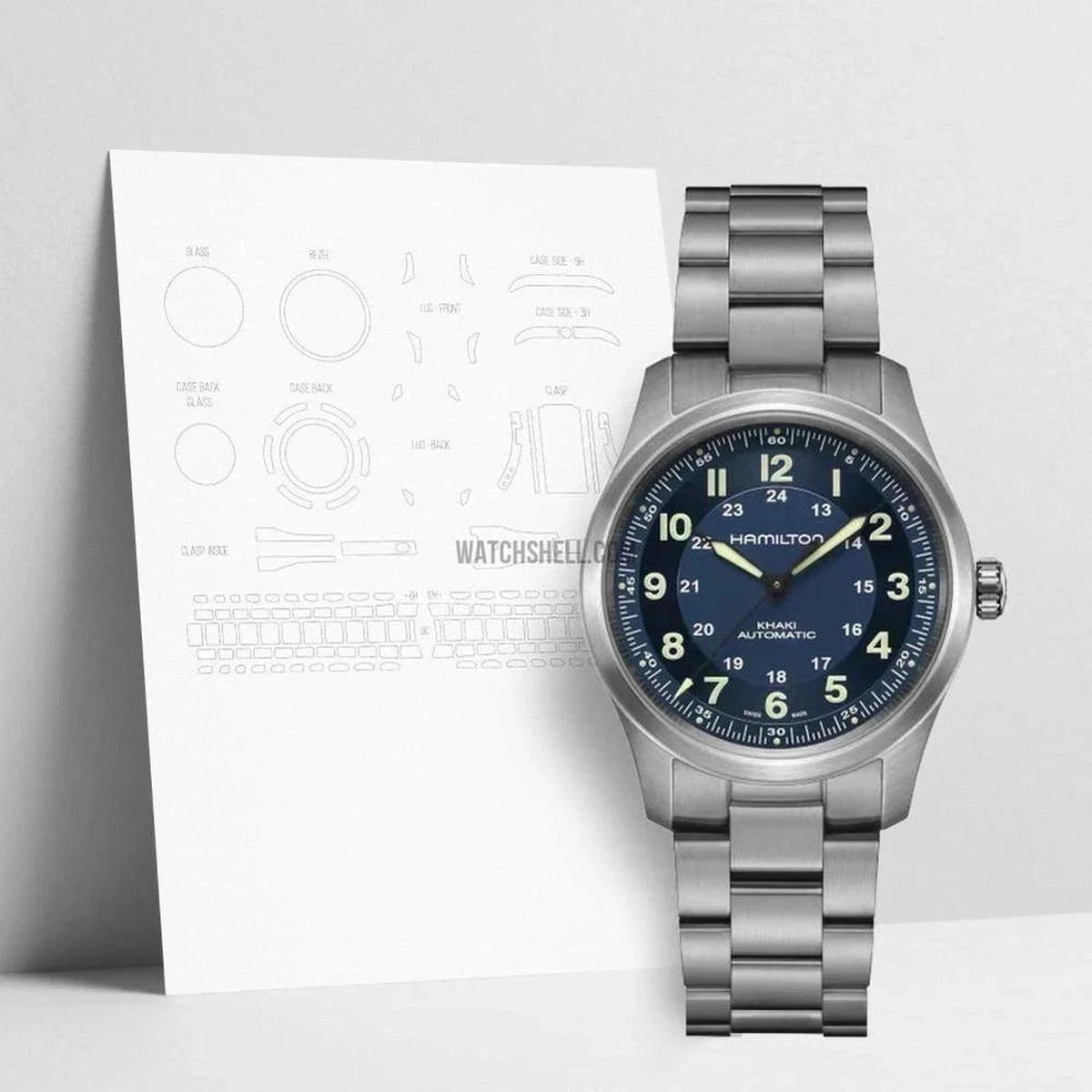 WatchShell for Hamilton Khaki Field H70205140 Koruyucuları