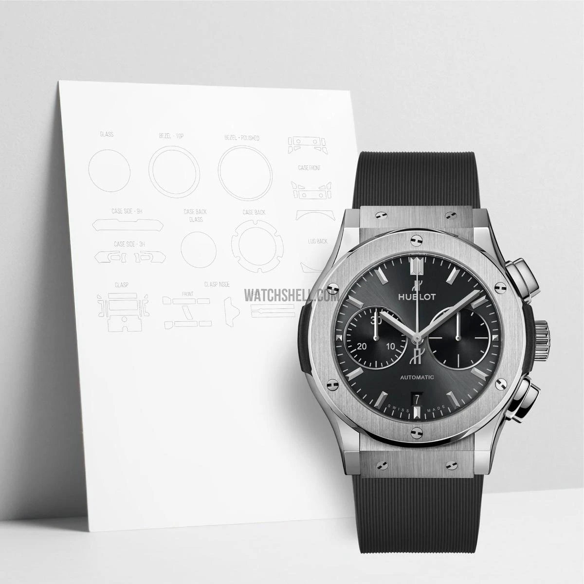 WatchShell for Hublot Classic Fusion 521.NX.7071.RX Protectors