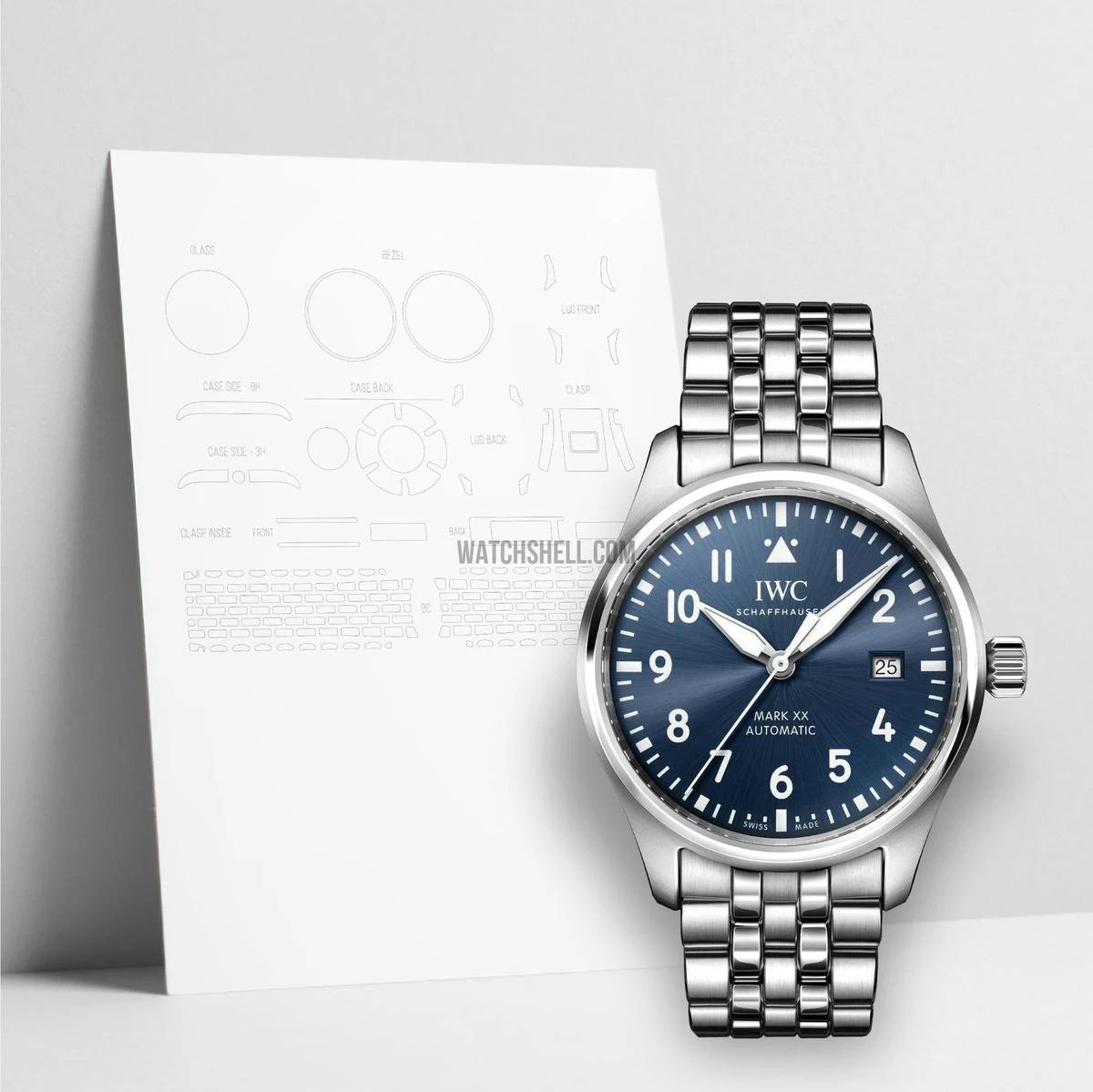 WatchShell for IWC Mark XX IW328204 Protectors