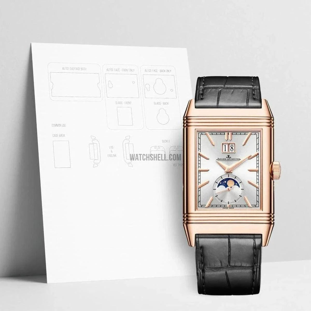 WatchShell for Jaeger-LeCoultre Reverso Q711252J Protectors