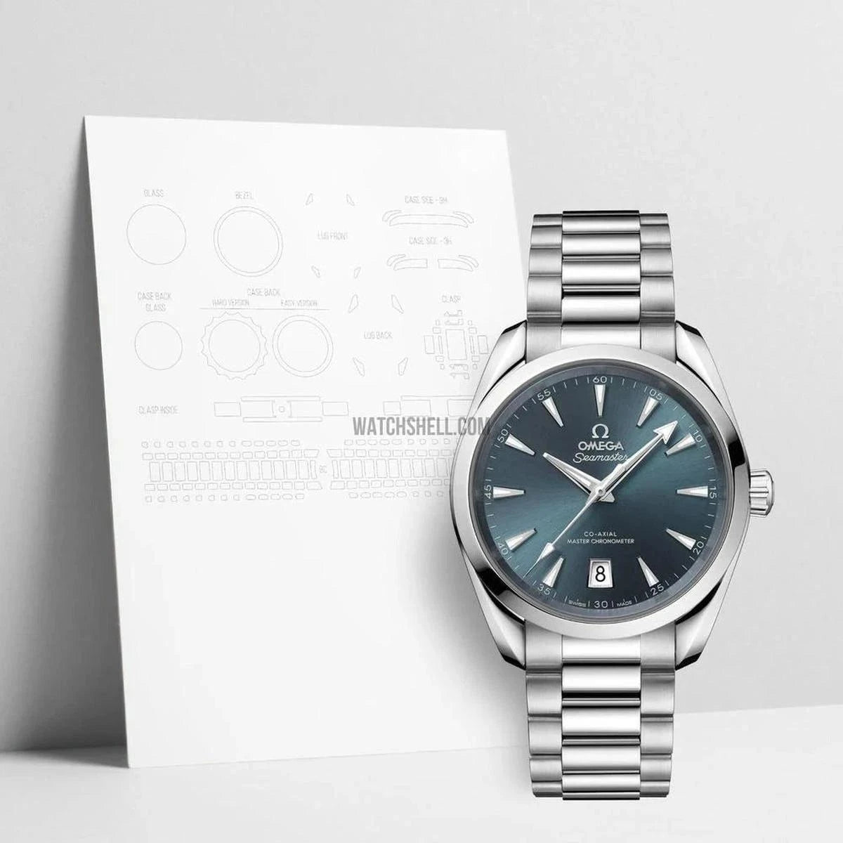 WatchShell for Omega Seamaster 220.10.38.20.03.003 Protectors