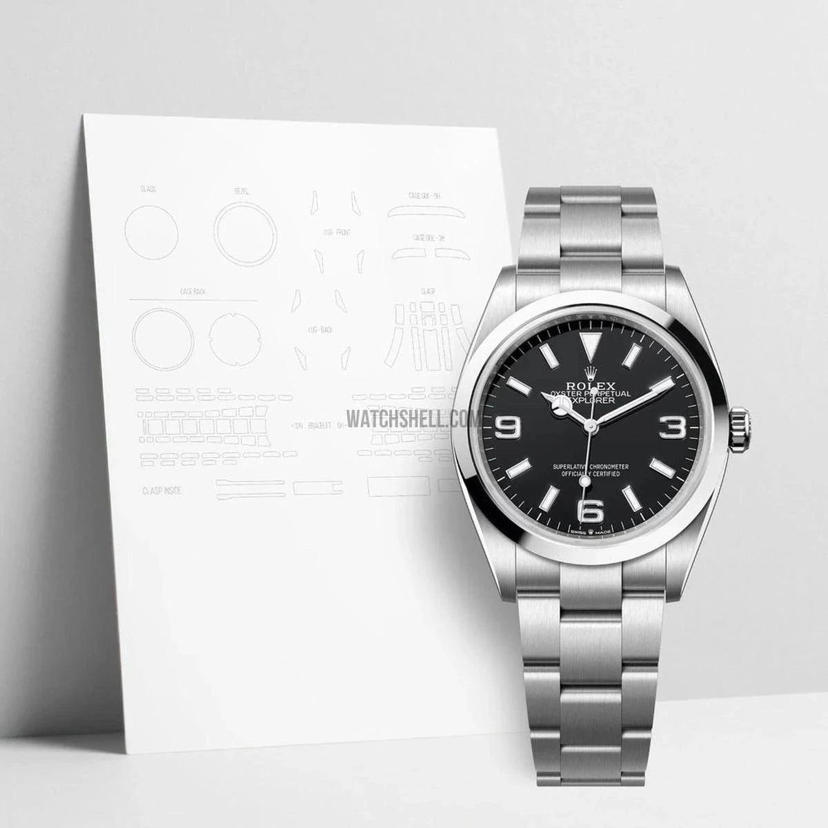 WatchShell for Rolex Explorer 124270 Protectors