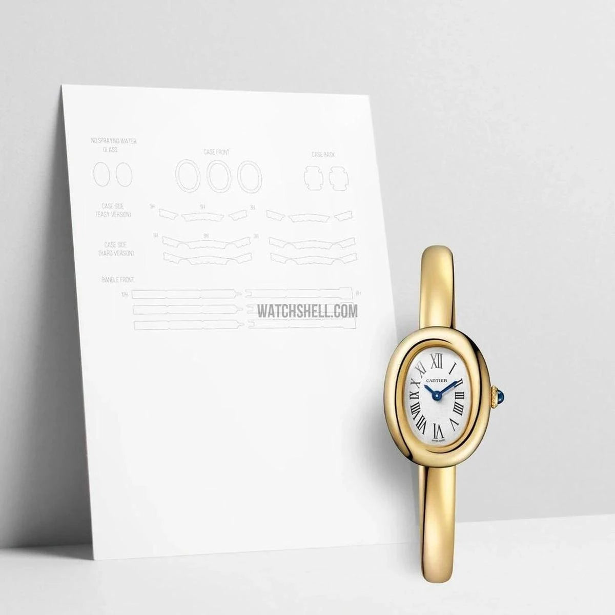 WatchShell for Cartier Baignoire WGBA0044