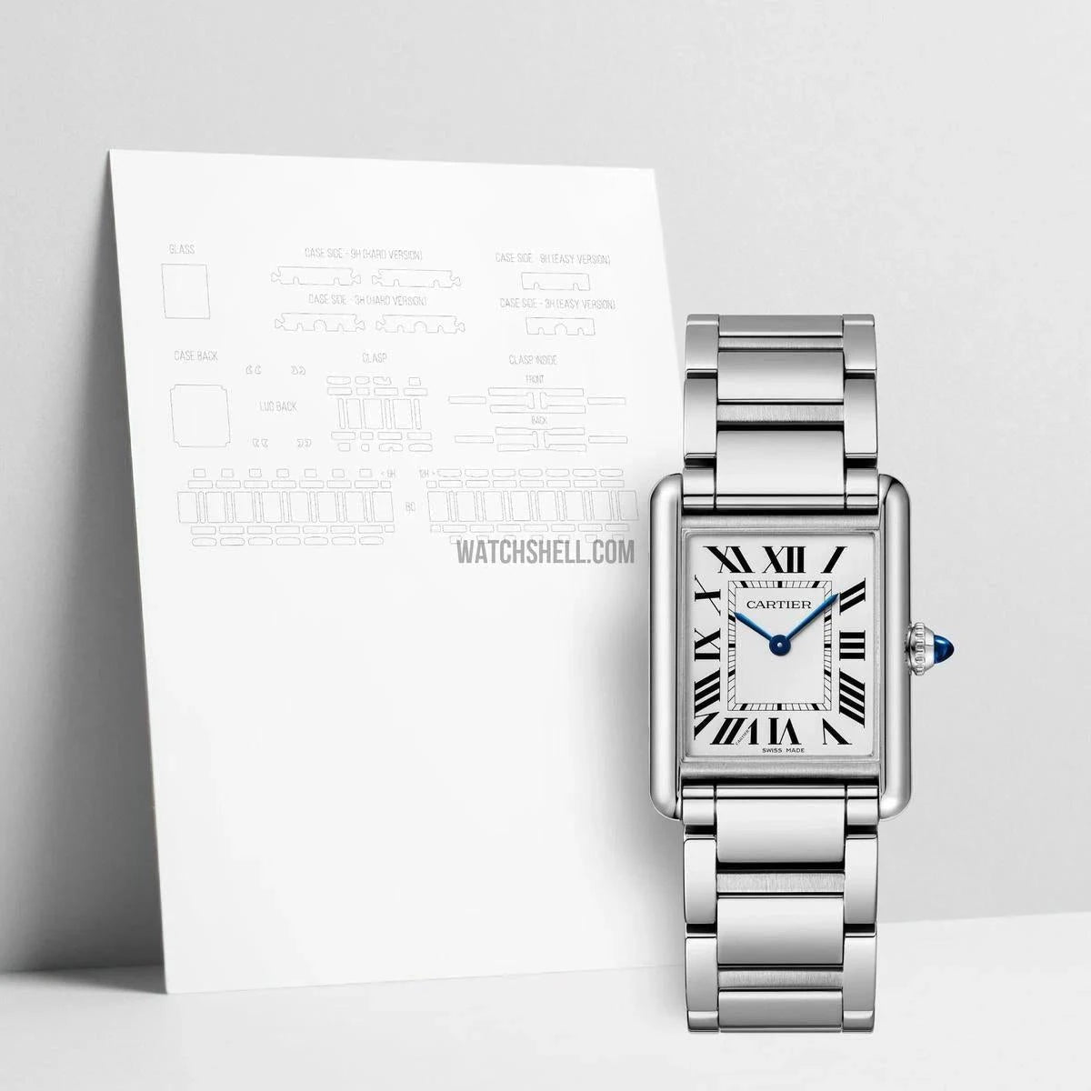 WatchShell for Cartier Tank WSTA0092