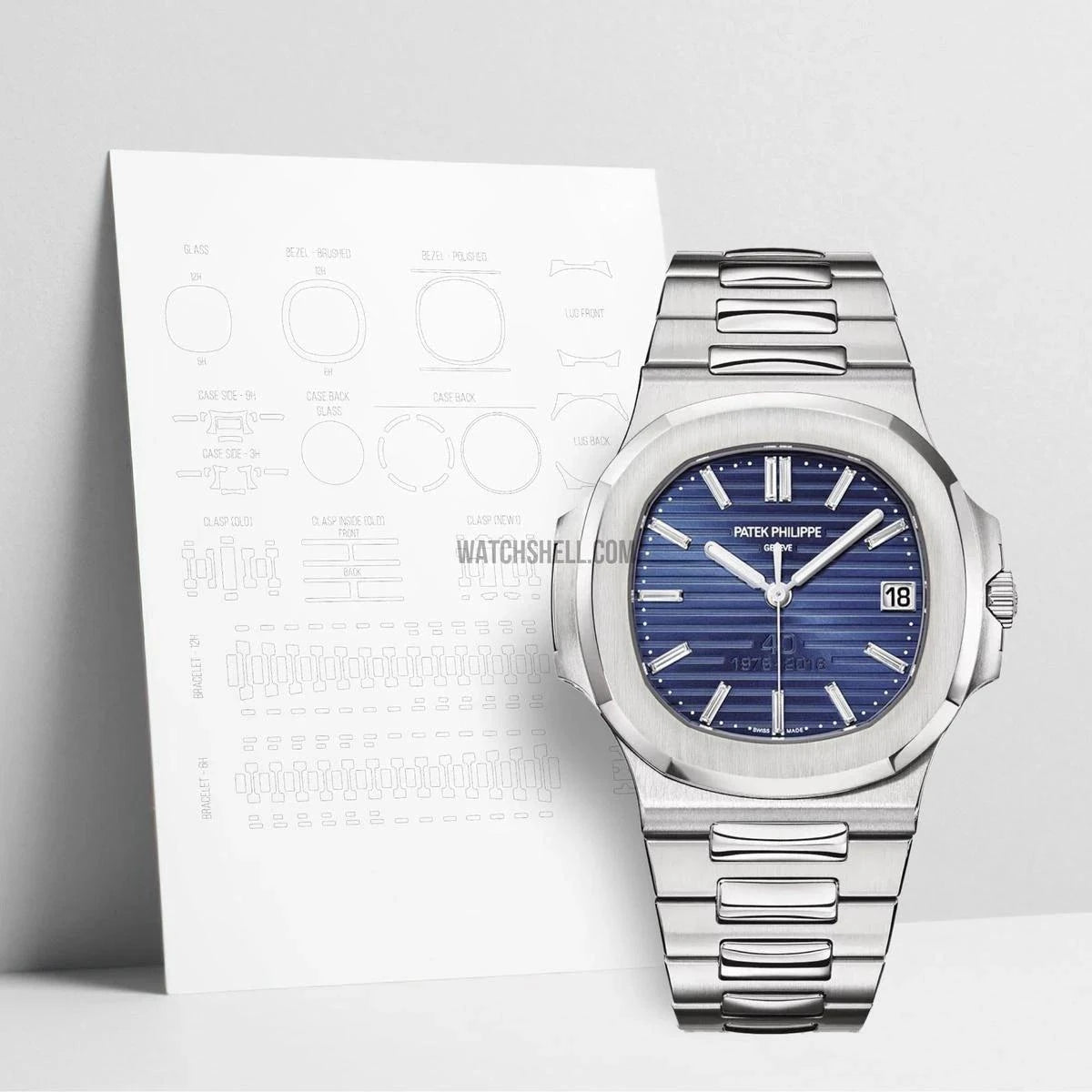WatchShell for Patek Philippe Nautilus 57111P