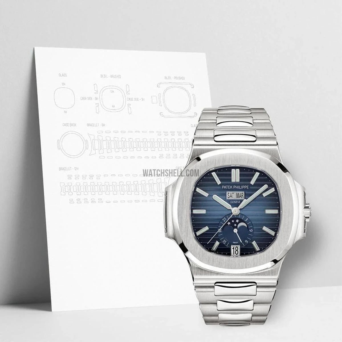WatchShell for Patek Philippe Nautilus 57261A