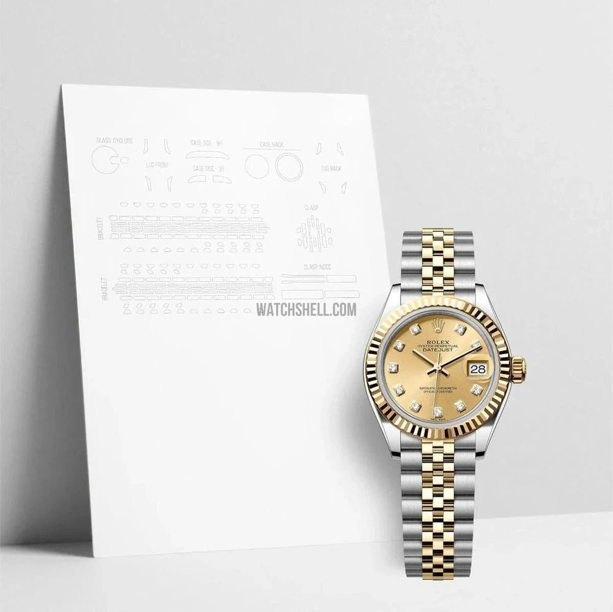 WatchShell for Rolex Datejust 179173