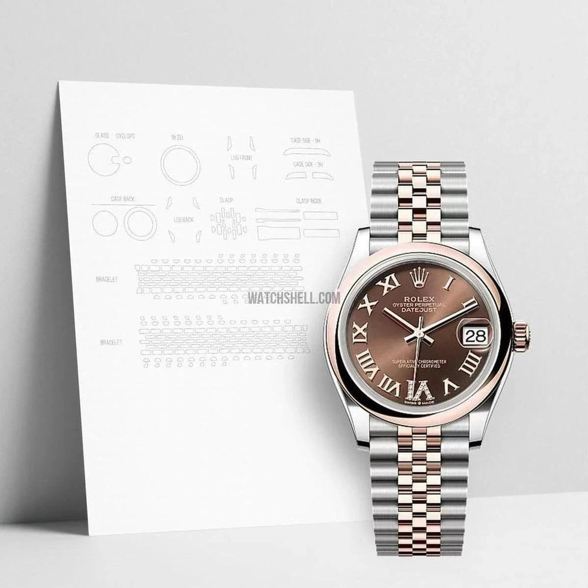 WatchShell for Rolex Datejust 278241
