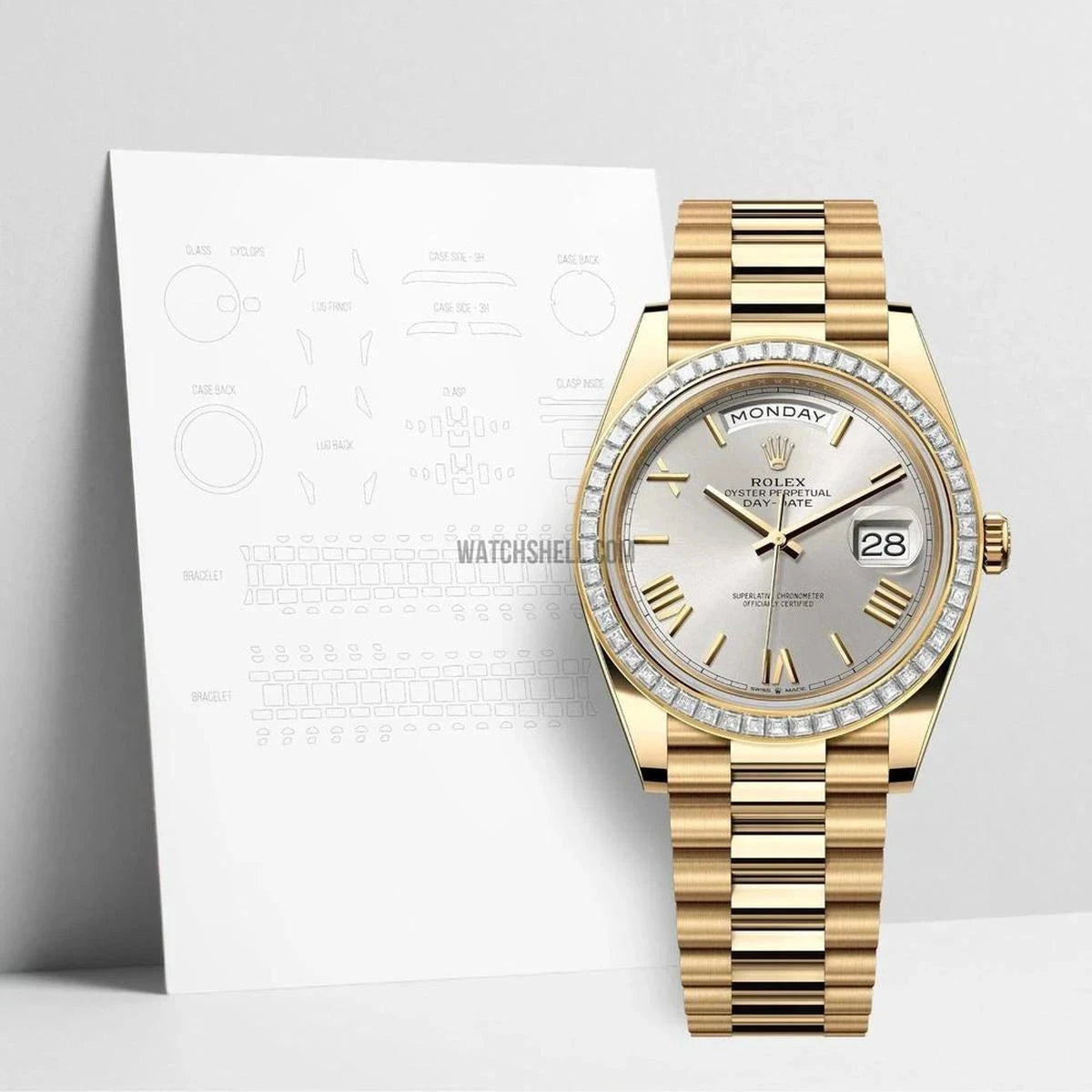 WatchShell for Rolex Day-Date 228398