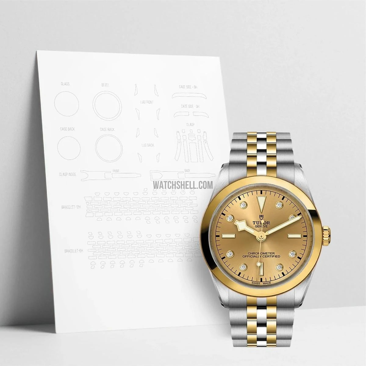 WatchShell for Tudor Black Bay M79643-0008