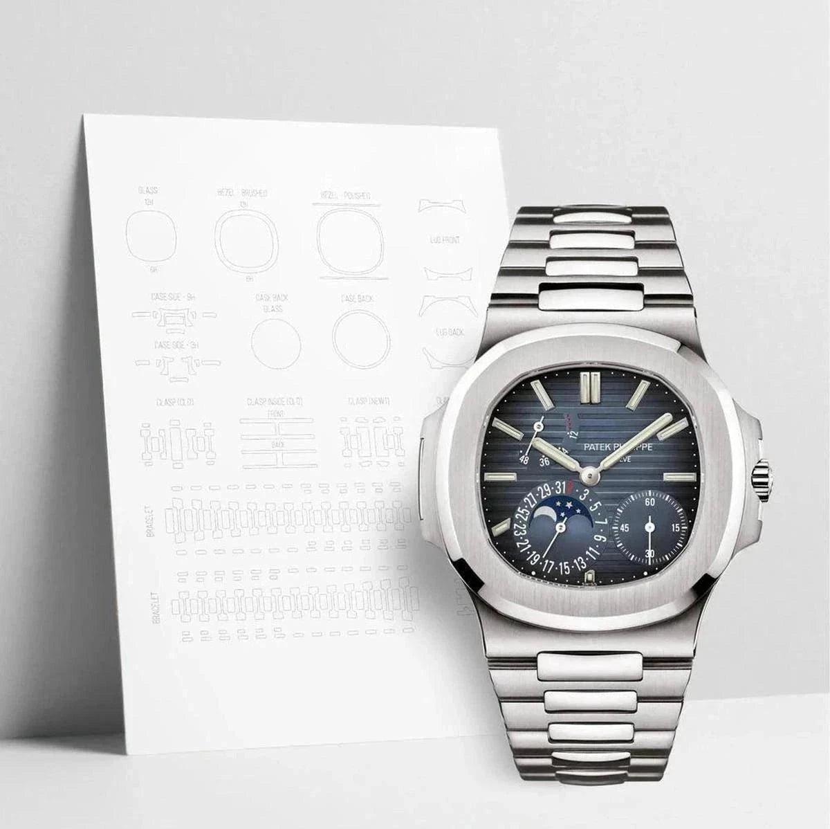Discover WatchShell's Scratch Protection for the Patek Philippe Nautilus 57121A
