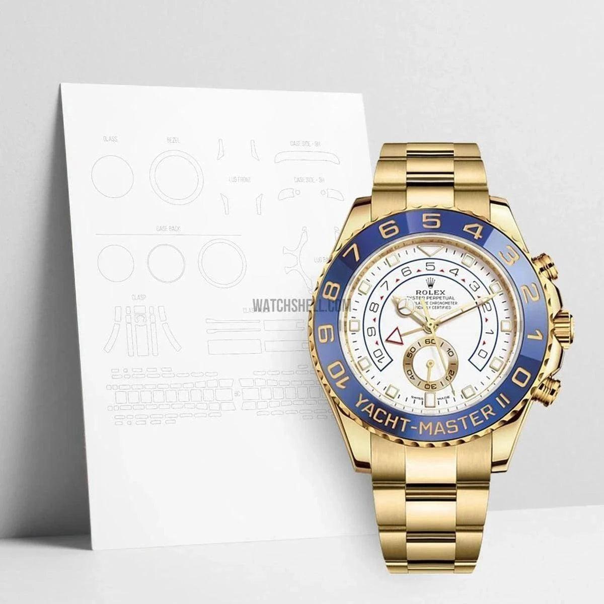 Easy Scratch Protection Film with WatchShell for Rolex Yacht-Master 116688