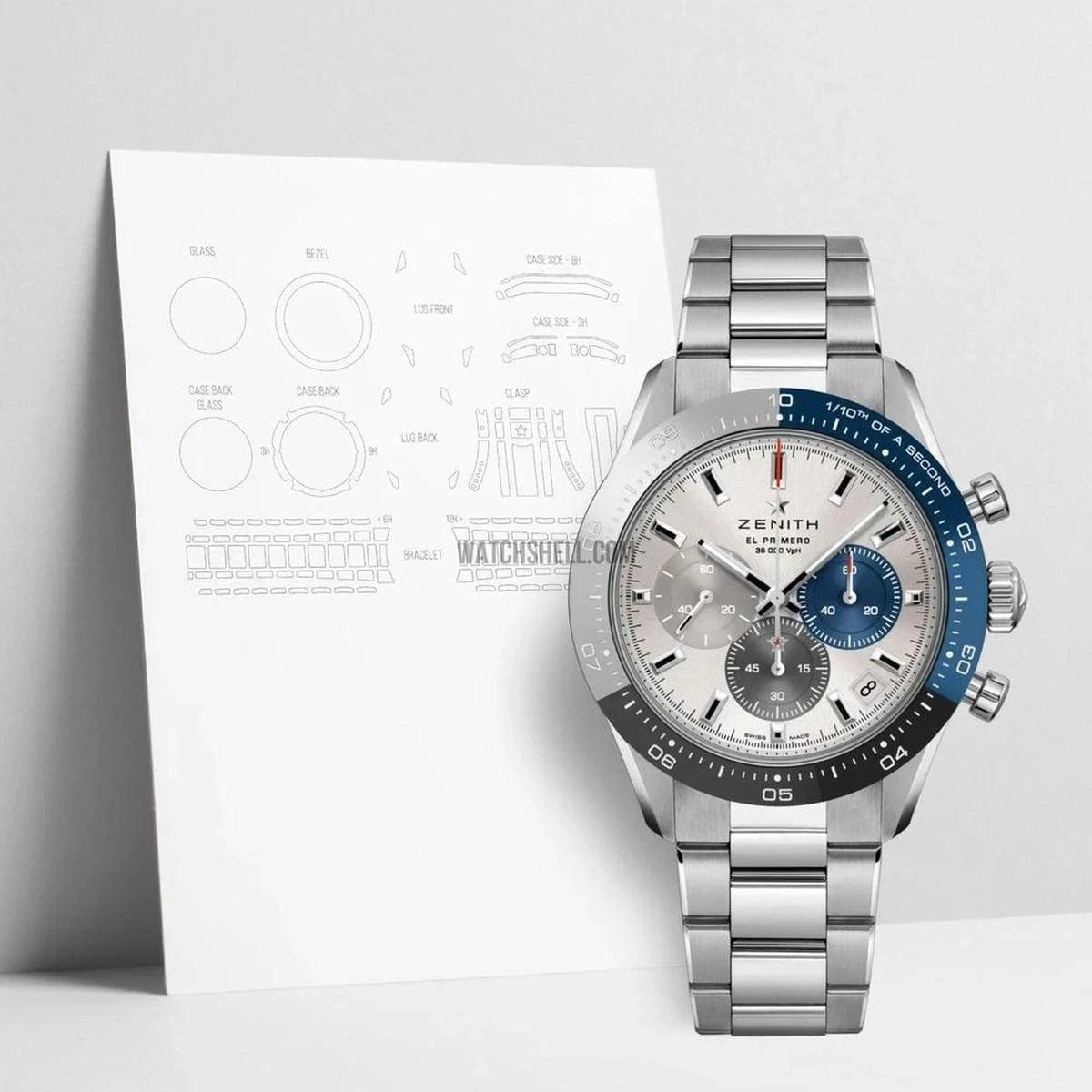 Elevate Your Zenith Chronomaster 03.3103.360069.M3100 with WatchShell Scratch Protection