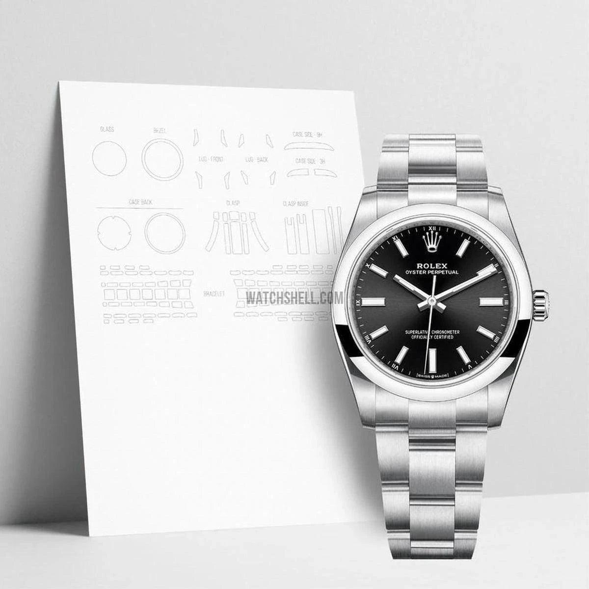 Enhance the Beauty of Your Rolex Oyster Perpetual 124200 with WatchShell Scratch Protection Film