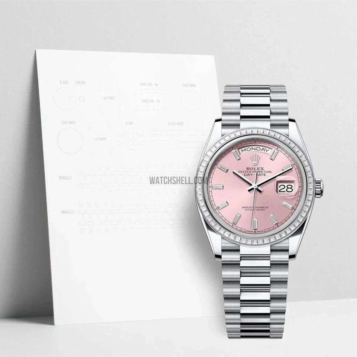 Enhance Your Rolex Day-Date 128396 with WatchShell Scratch Protection