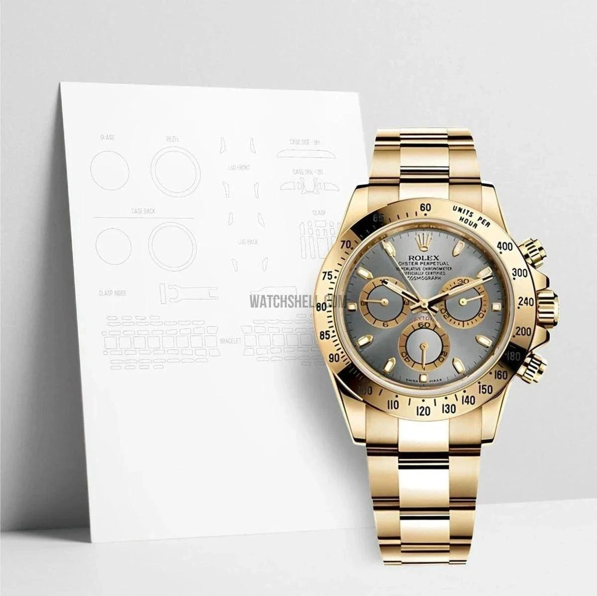 Enhance Your Rolex Daytona 116528 with WatchShell Watch Protective Film