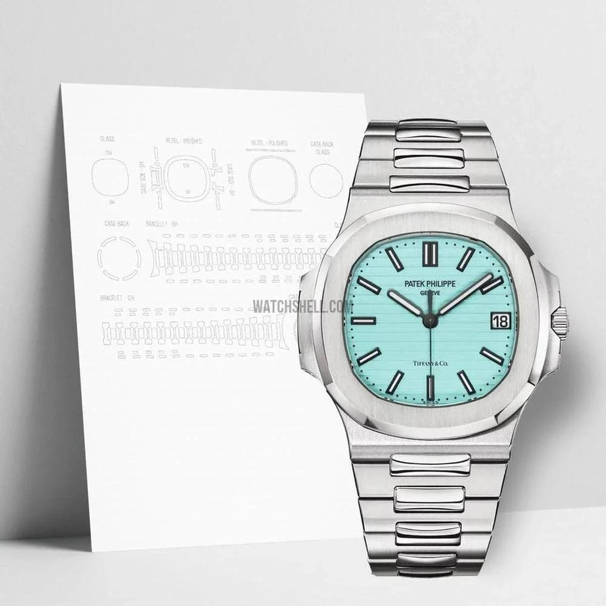Ensure Patek Phillipe Nautilus 57111A Perfection with WatchShell's Scratch Protection