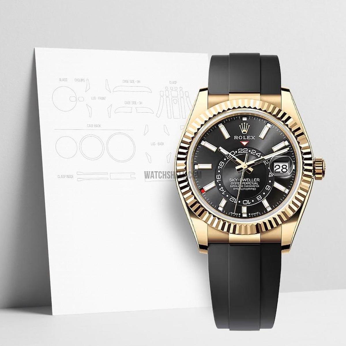 Guard Your Rolex Sky-Dweller 336238 with WatchShell's Watch Protective Film