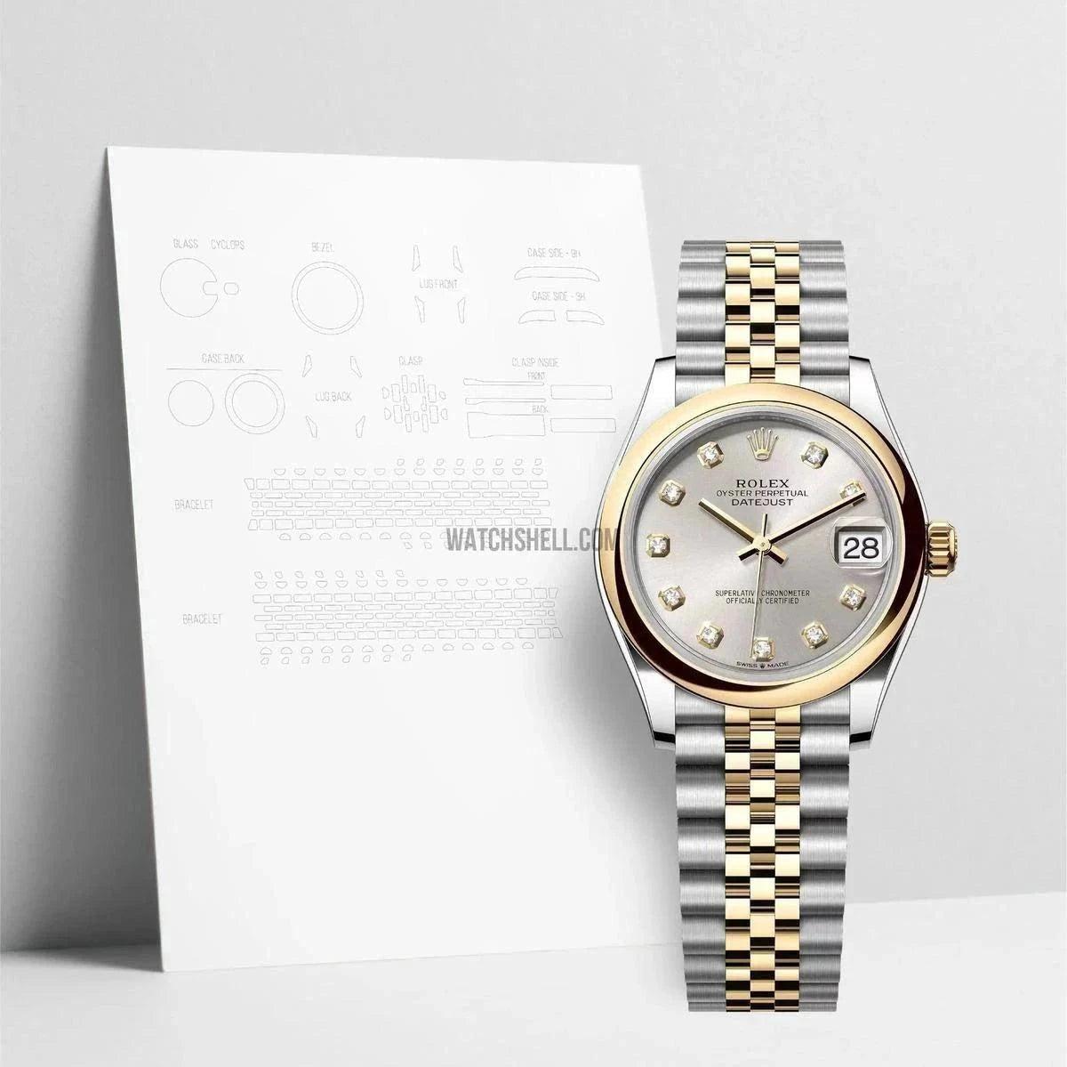 How WatchShell Offers the Best Scratch Protection Film for Your Rolex Datejust 278243 JUB