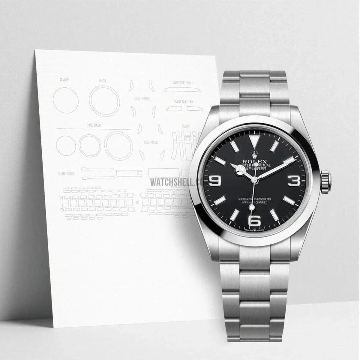 Keep Your Investment Safe: WatchShell Protection Film for Rolex Explorer 224270