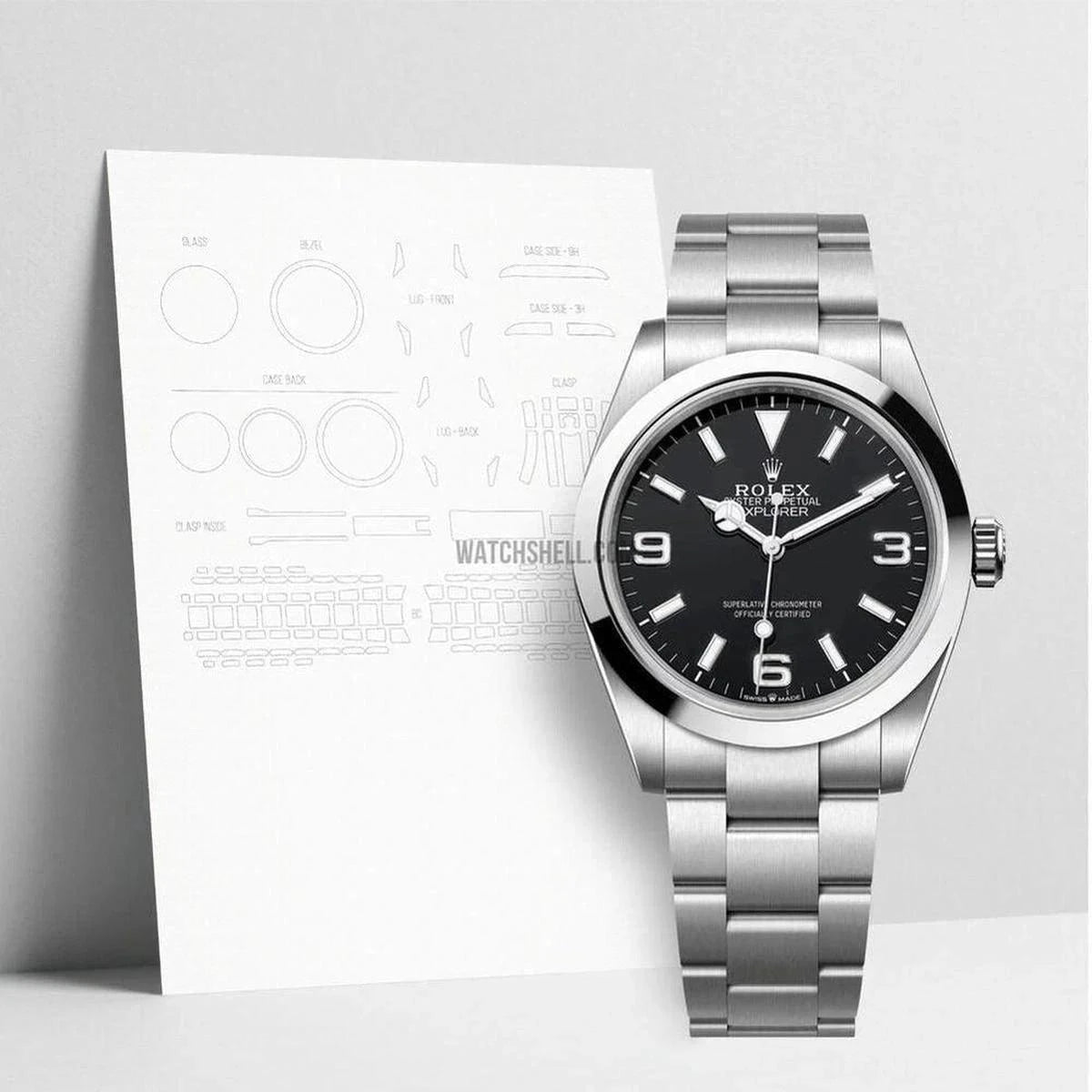 Keep Your Investment Safe: WatchShell Protection Film for Rolex Explorer 224270