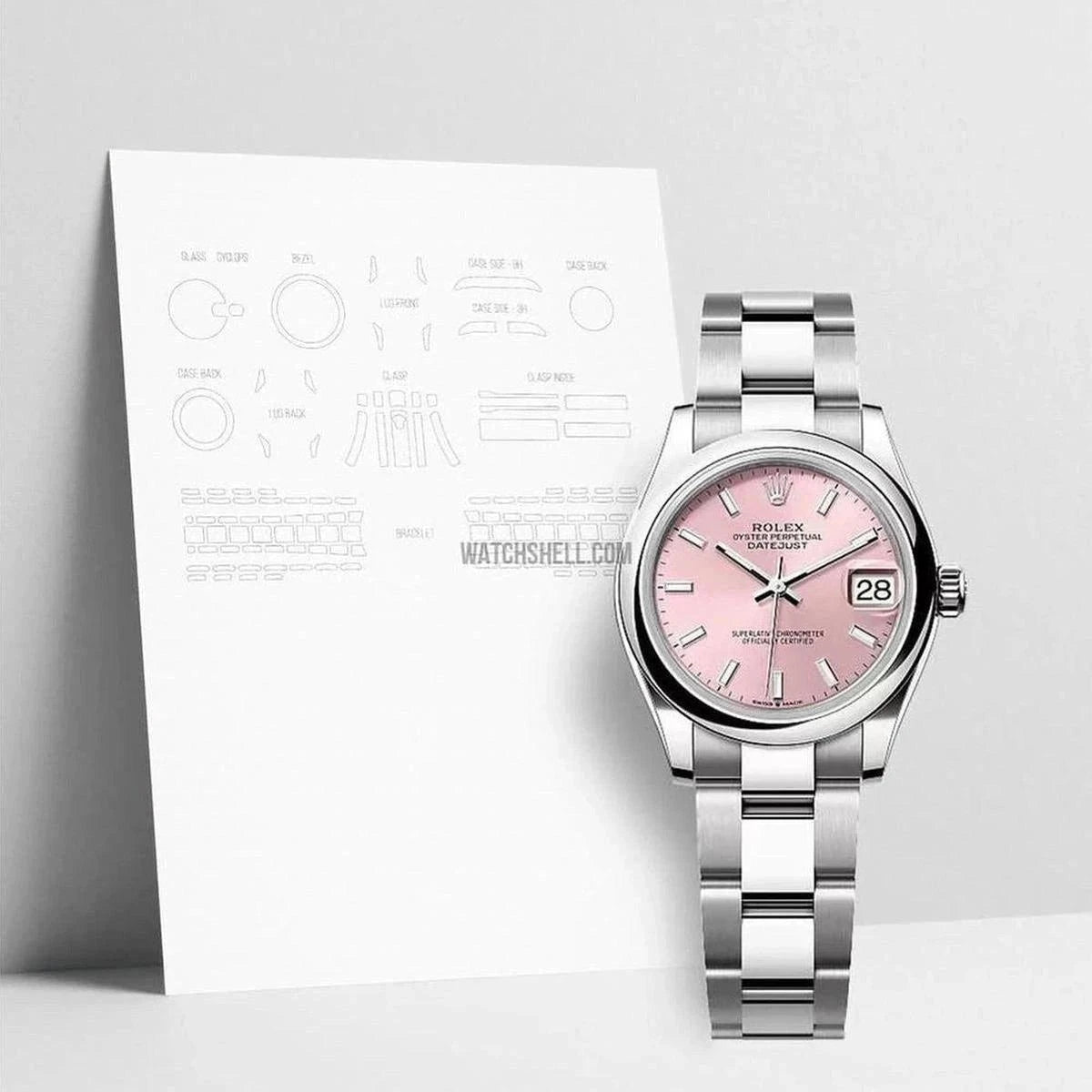 Learn How WatchShell Can Offer Scratch Protection for Your Rolex Datejust 278240