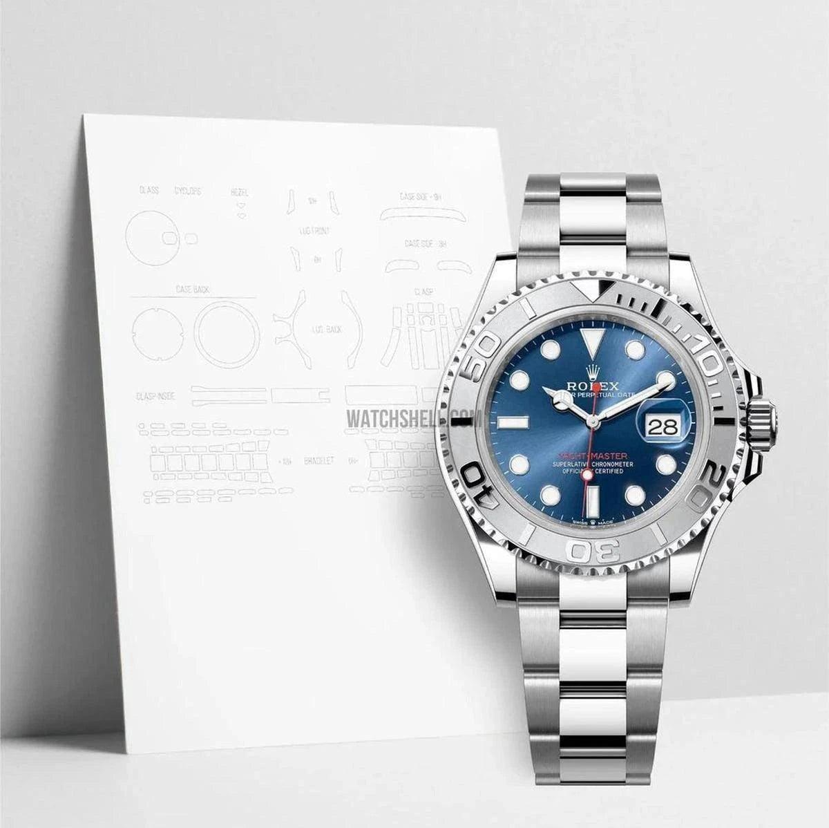 Maximize Protection with WatchShell's Watch Protective Film for Rolex Yacht-Master 126622