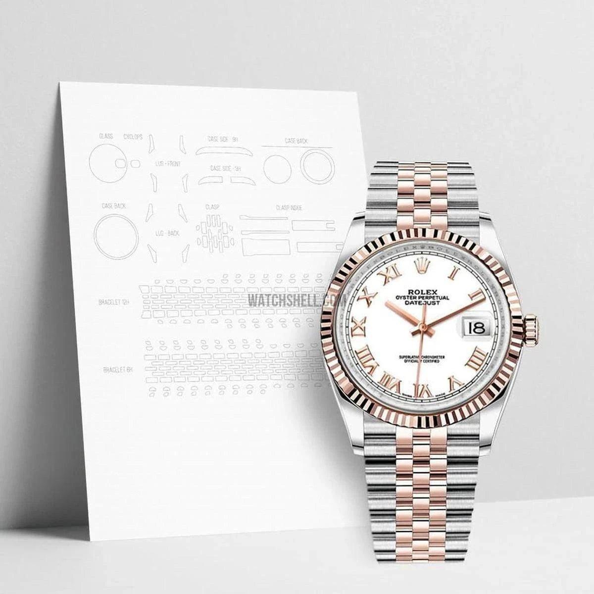 Preserve Your Rolex Datejust 116231 JUB with WatchShell Scratch Protection Film