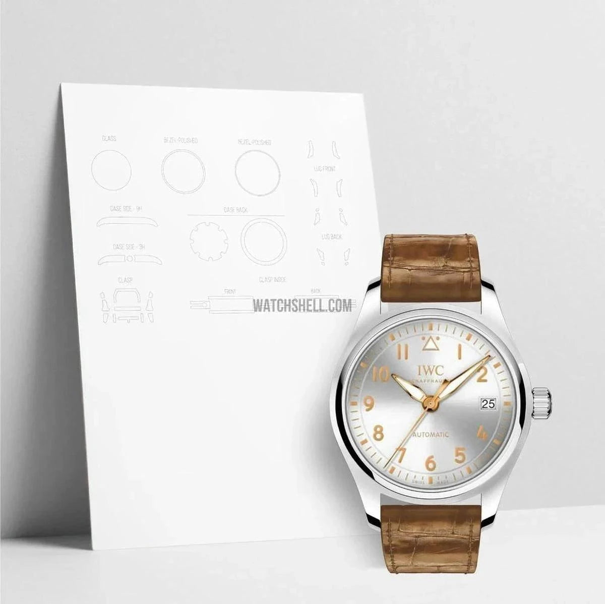 Protect Your IWC Pilot's Watch IW324005 with WatchShell Scratch Protection Film