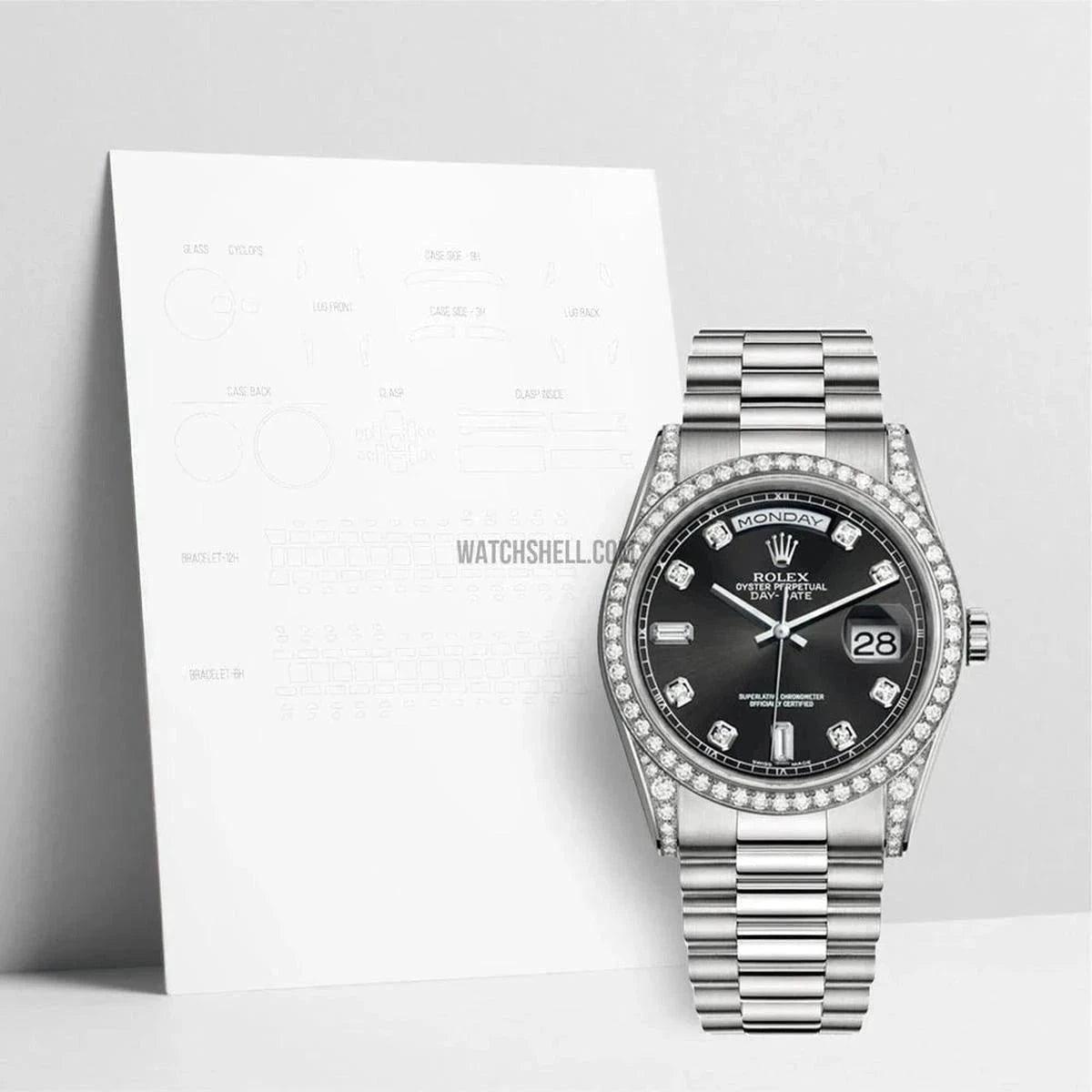 Protect Your Rolex Day-Date 118389 with WatchShell Scratch Protection Film