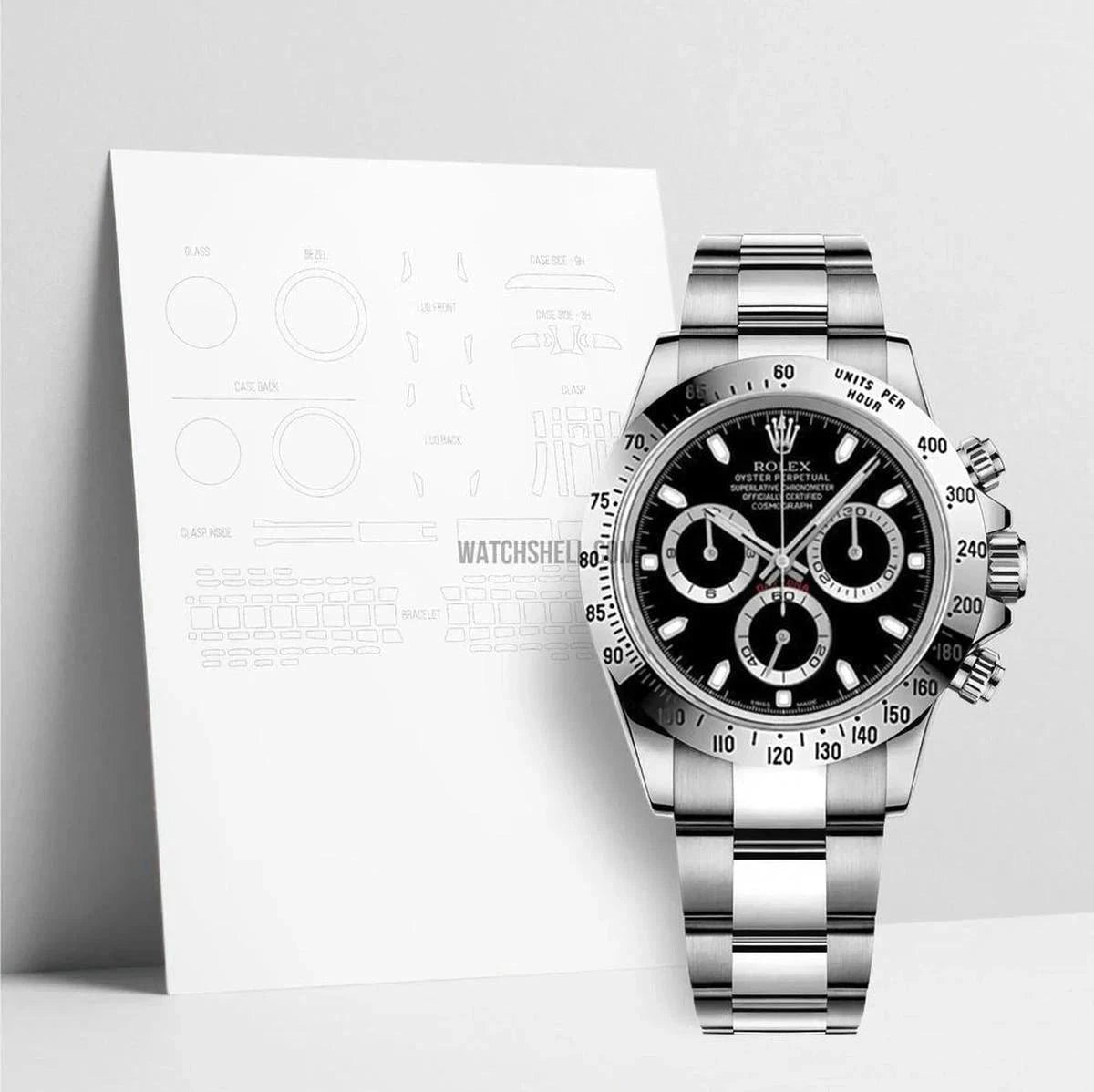 Protect Your Rolex Daytona 116520 with WatchShell Scratch Protection Film