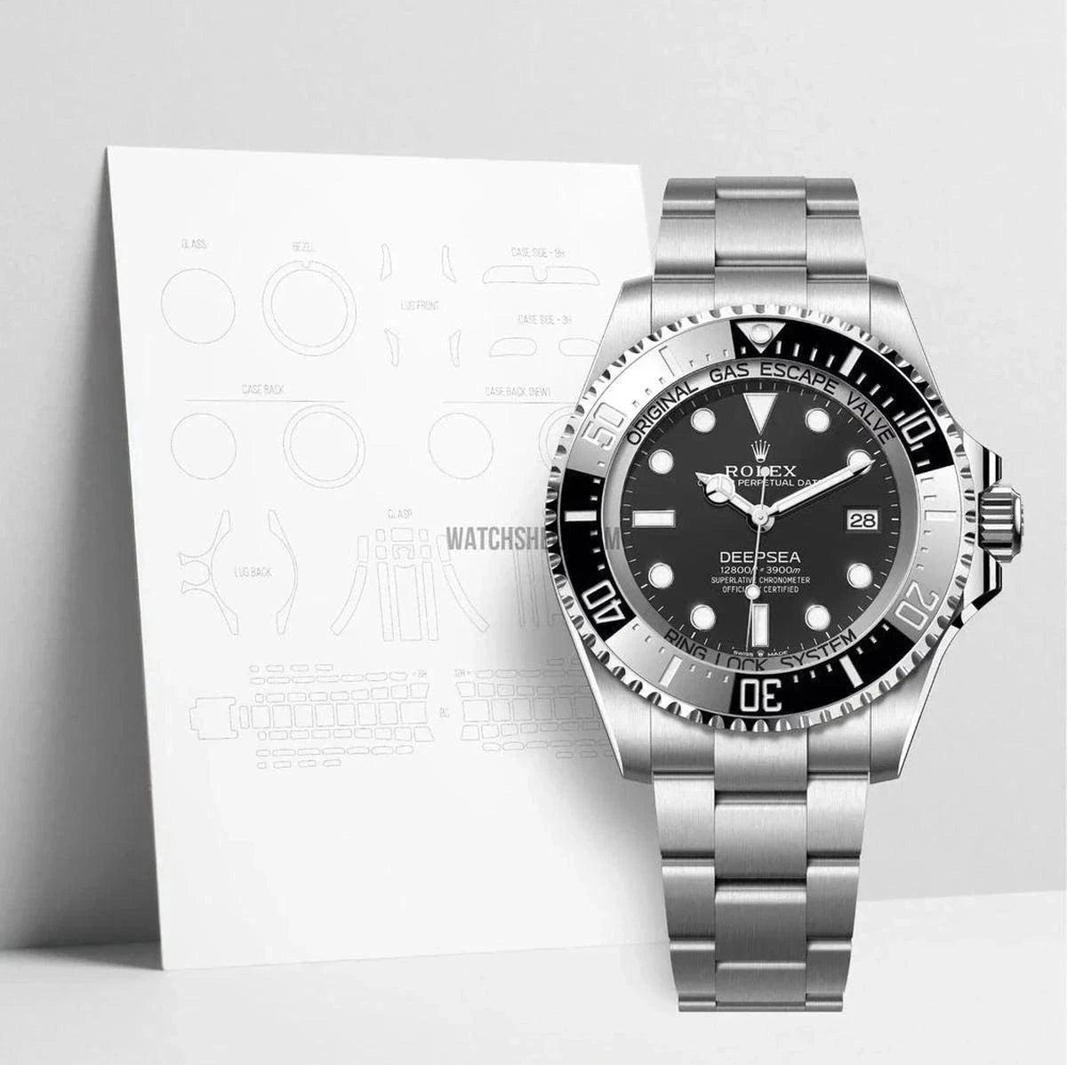 Protect Your Rolex Deepsea 136660 with WatchShell Scratch Protection Film