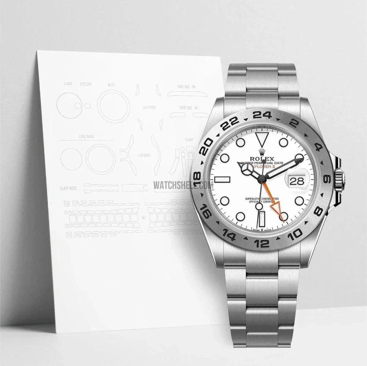 Protect Your Rolex Explorer II 226570 with WatchShell Scratch Protection
