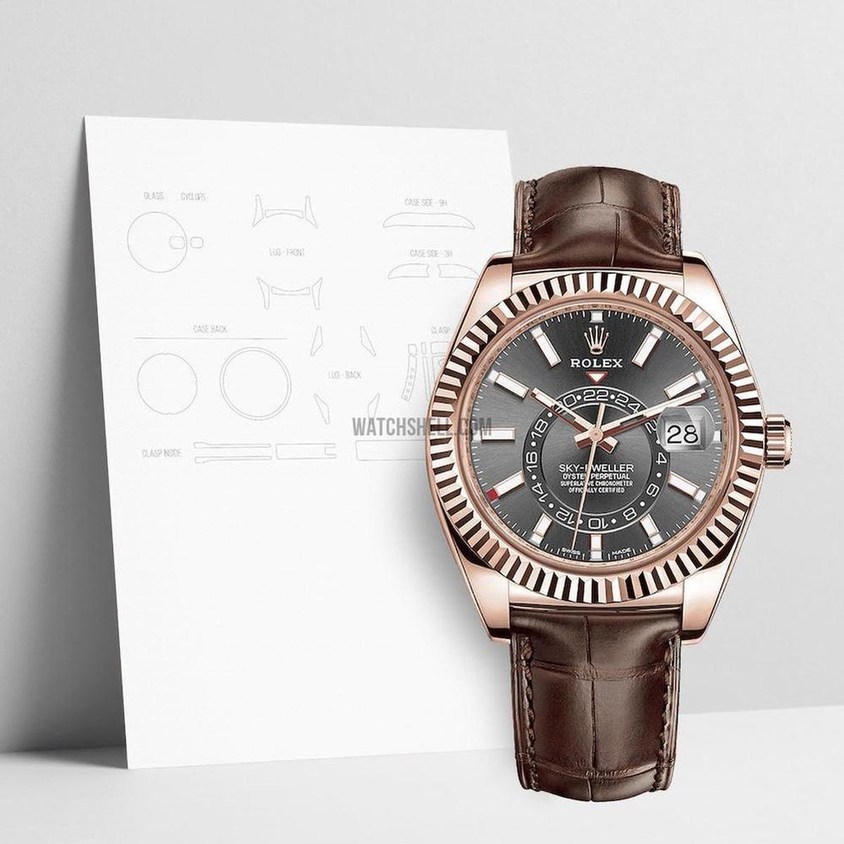 Protect Your Rolex Sky-Dweller 326135 with WatchShell Scratch Protection Film