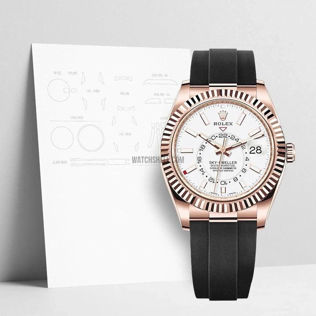 Safeguard Your Rolex Sky-Dweller 326235 with WatchShell's Scratch Protection Film