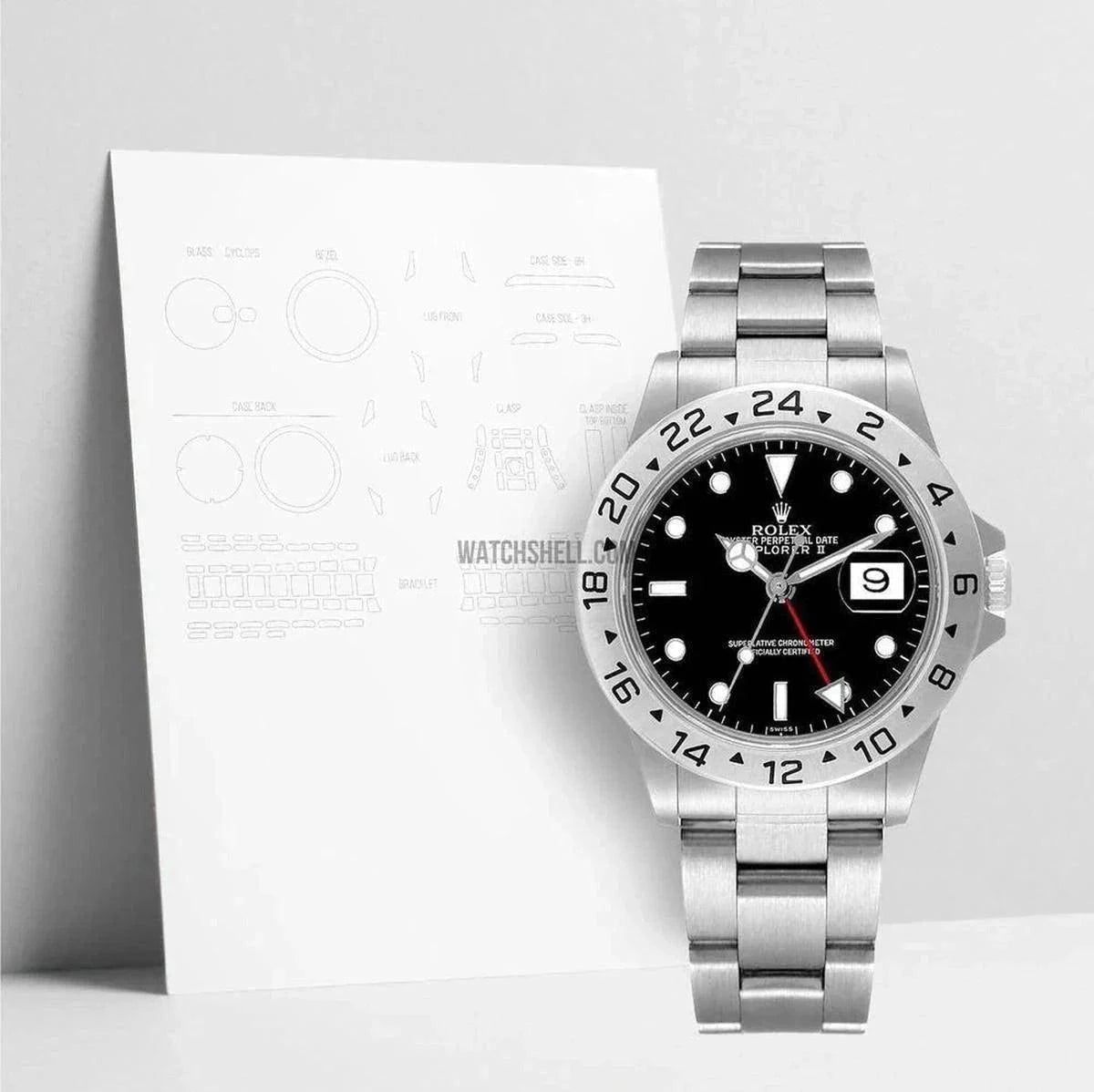 Shield Your Rolex Explorer II 16570 with WatchShell Watch Protective Film