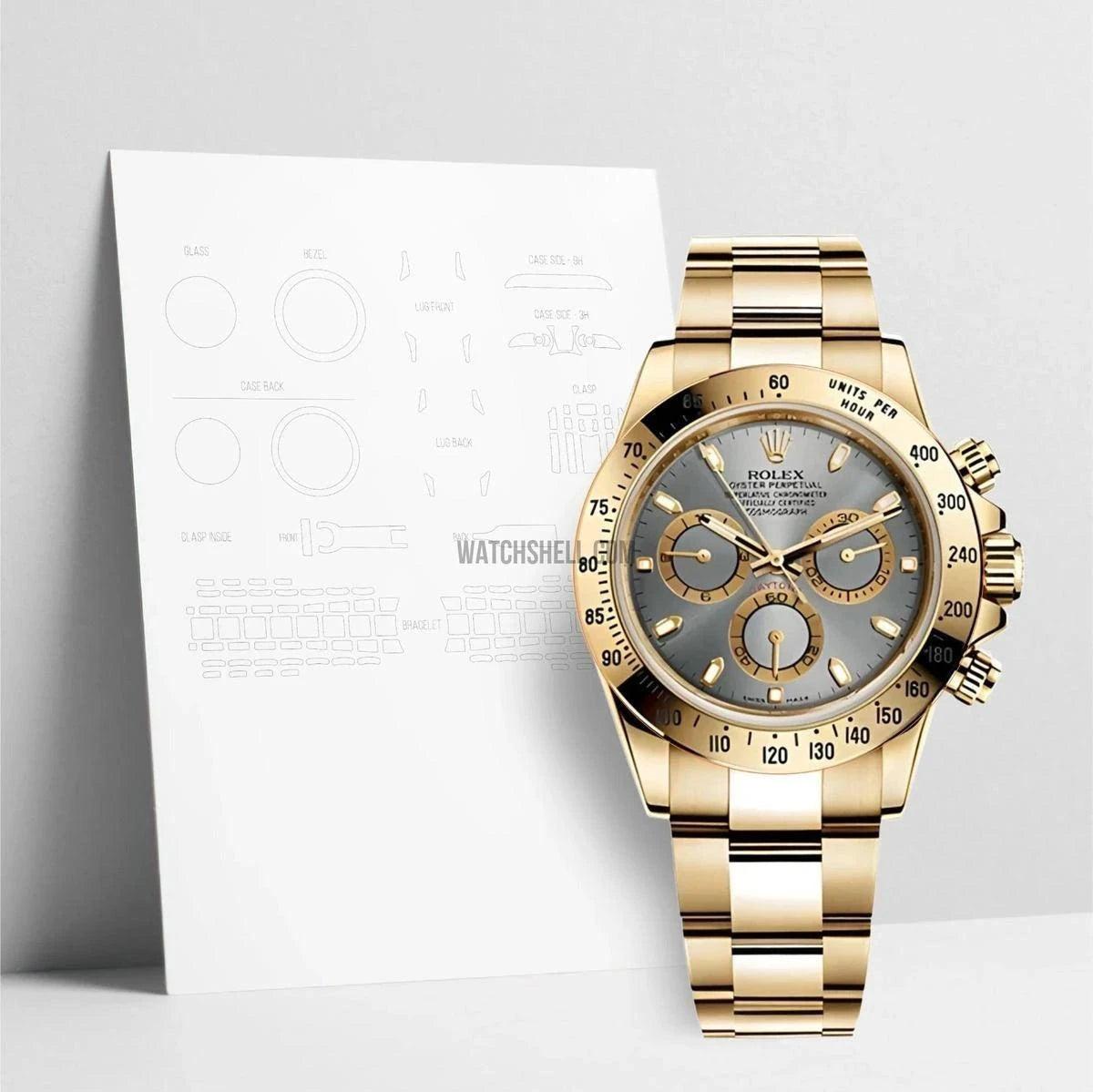 The Ultimate Scratch Protection with WatchShell for Rolex Daytona 116528 Watch Protective Film