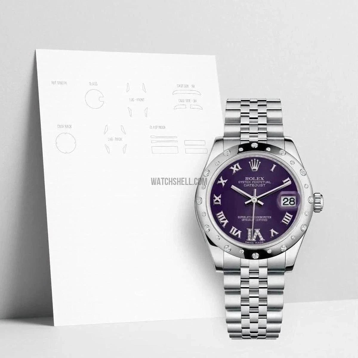 Ultimate Protection for Your Rolex Datejust 178344 with WatchShell Scratch Protection