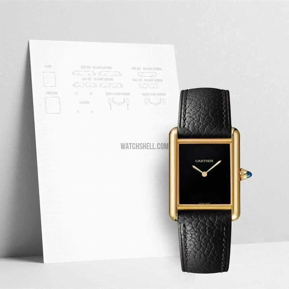Ultimate WatchShell Scratch Protection Film for Cartier Tank WGTA0160