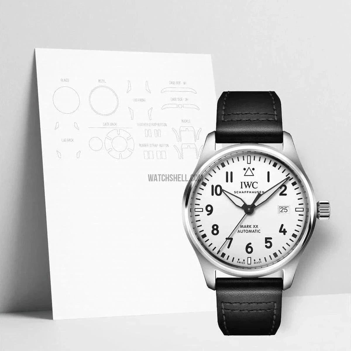WatchShell and IWC Mark XX IW328207: Essential Scratch Protection Film