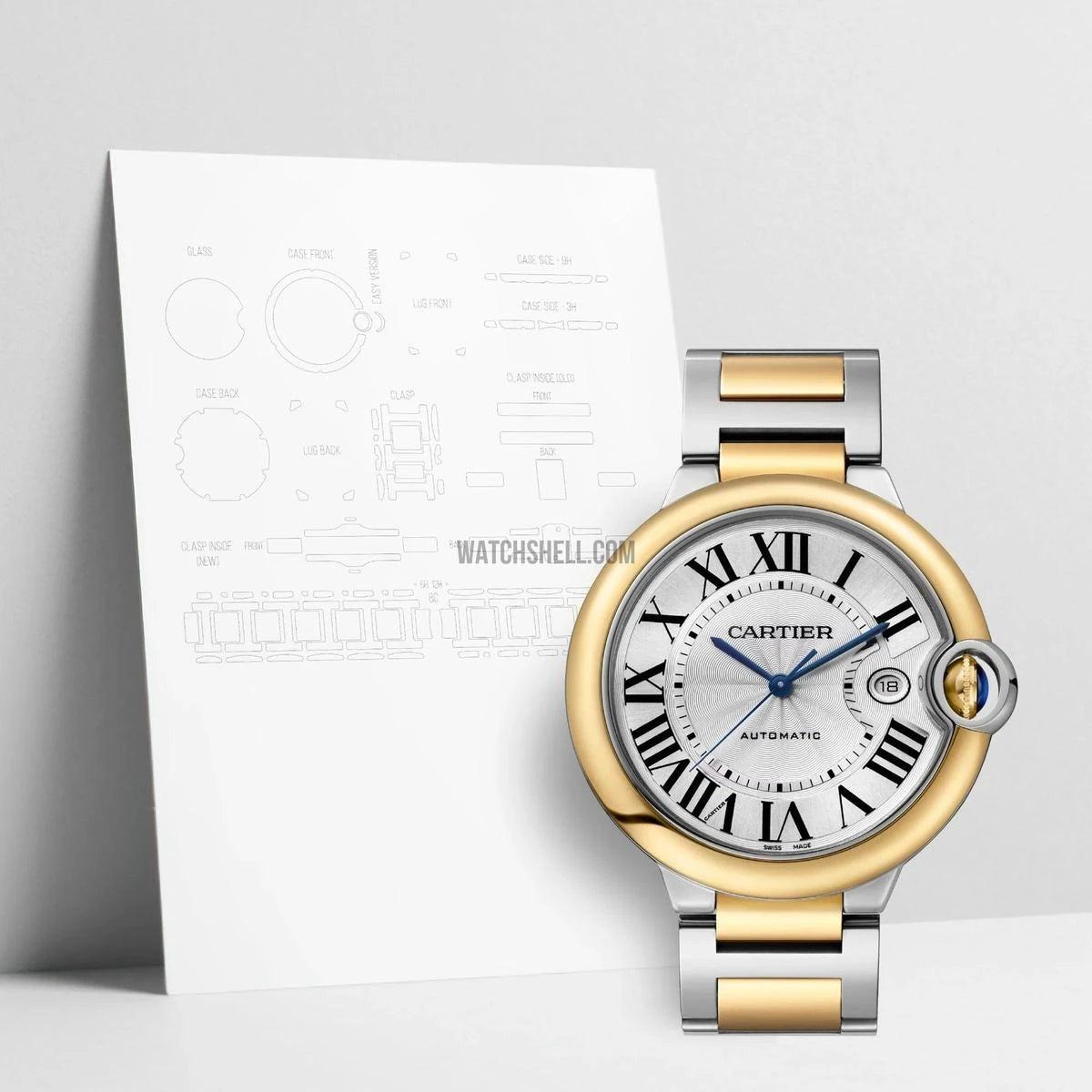 WatchShell for Cartier Ballon Bleu W69009Z3: Exceptional Scratch Protection Film