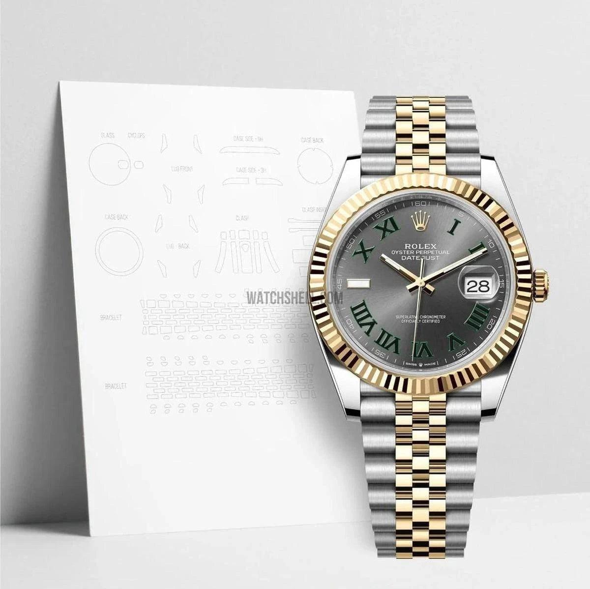 WatchShell for Rolex Datejust 126333 JUB: Keep Your Watch Scratch-Free with Protection Film