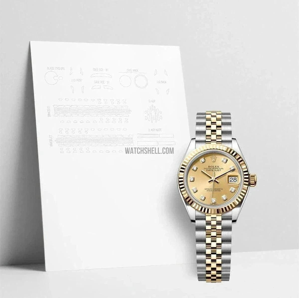 WatchShell for Rolex Datejust 179173 JUB Offers Premium Scratch Protection