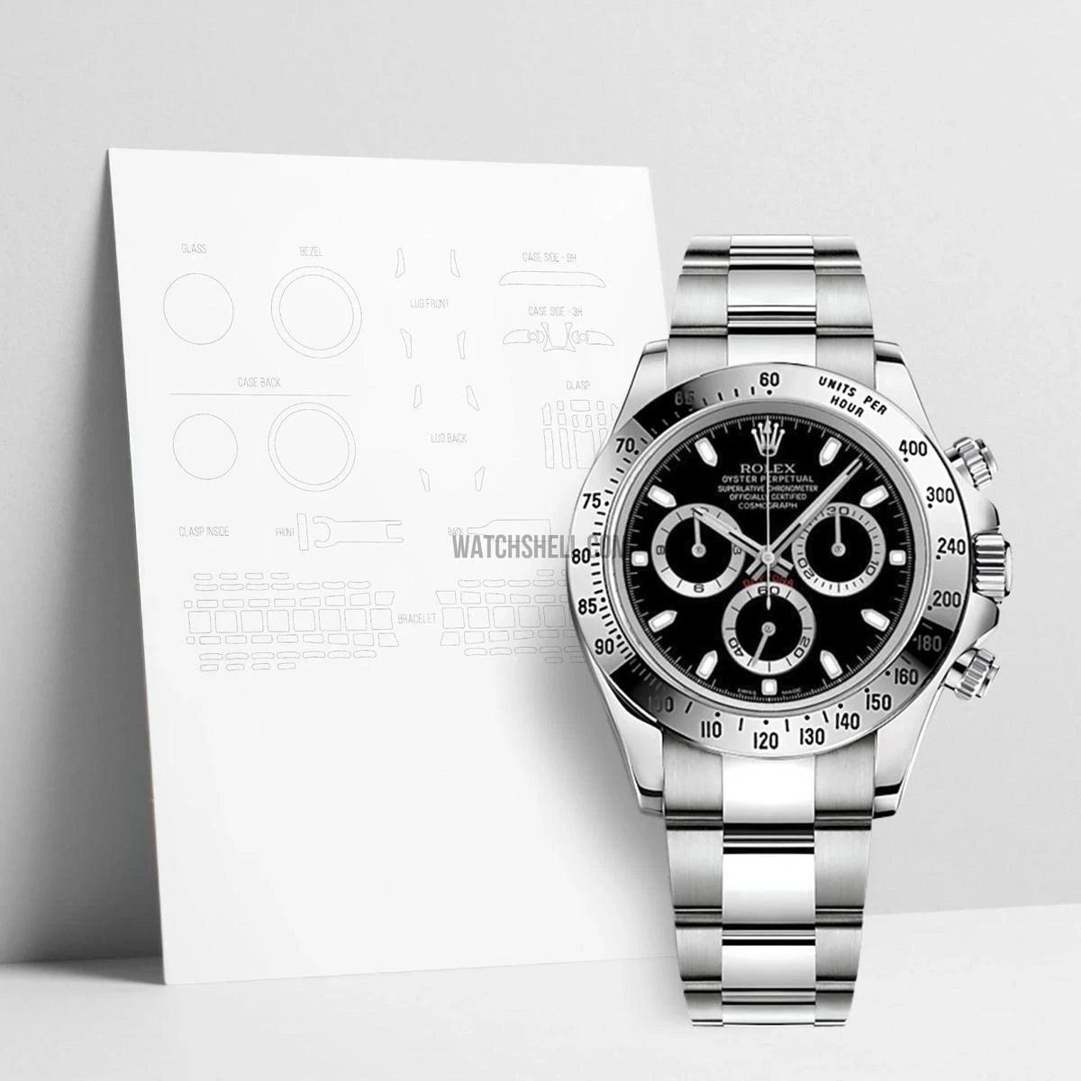 WatchShell for Rolex Daytona 116520 Protection Film Guard Your Watch Against Scratches