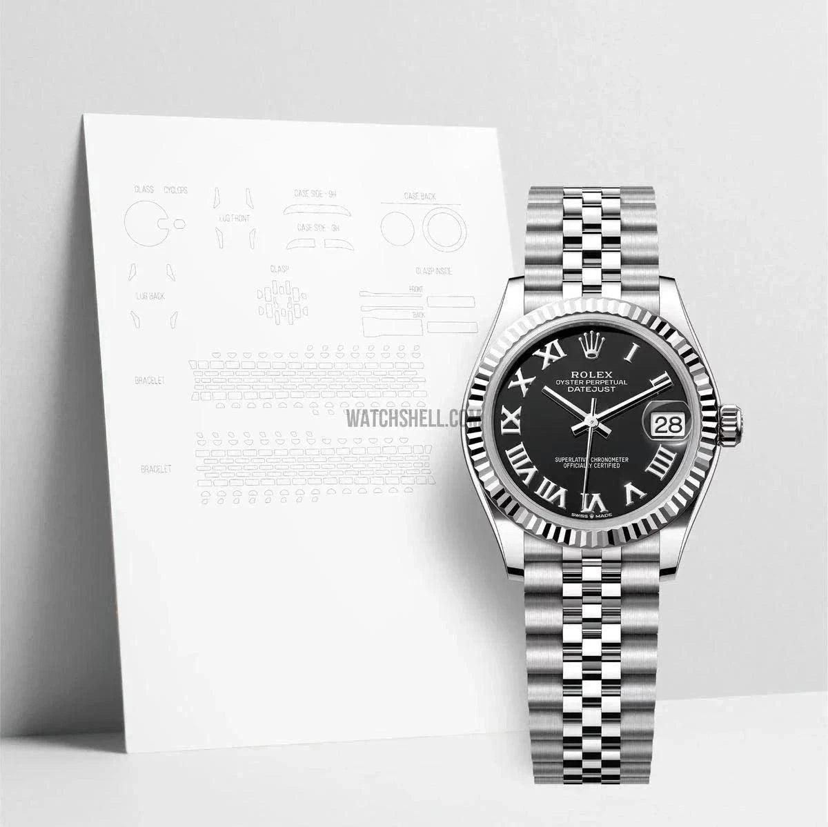 WatchShell for Rolex Lady-Datejust 278274 JUB Scratch Protection Film