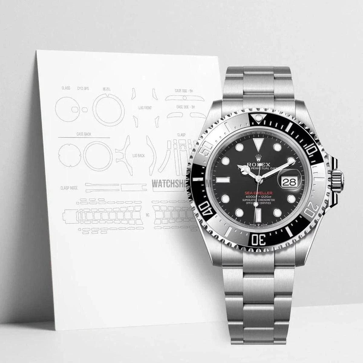 WatchShell for Rolex Sea-Dweller 126600 Provides Essential Scratch Protection