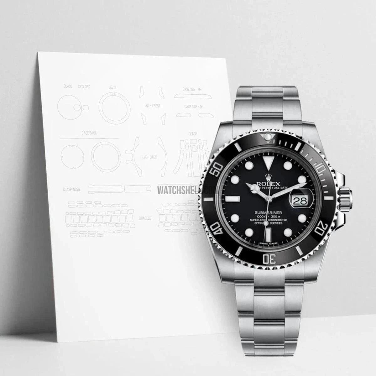 WatchShell for Rolex Submariner 116610 Scratch Protection Film Benefits