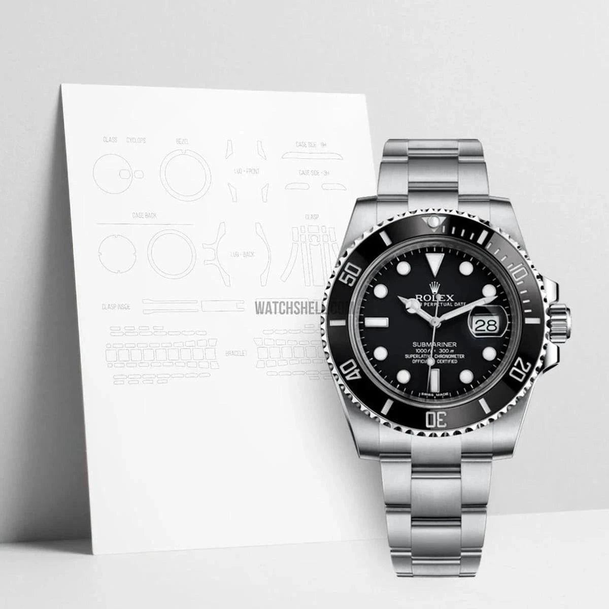 WatchShell for Rolex Submariner 116610 Scratch Protection Film Benefits