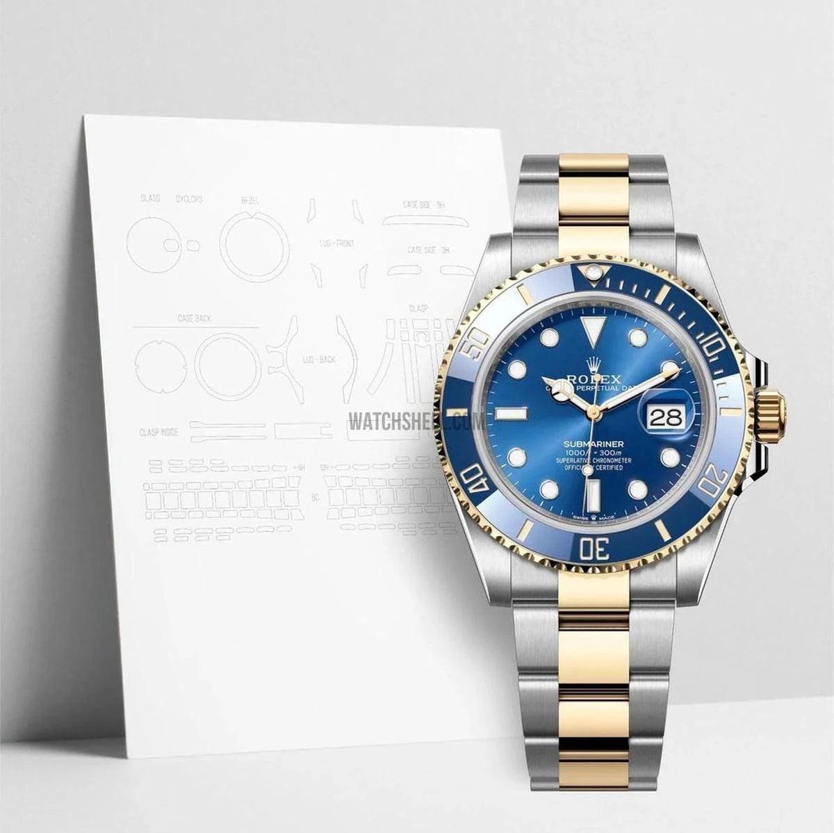 WatchShell for Rolex Submariner 126613 Innovates Scratch Protection with Watch Protective Film